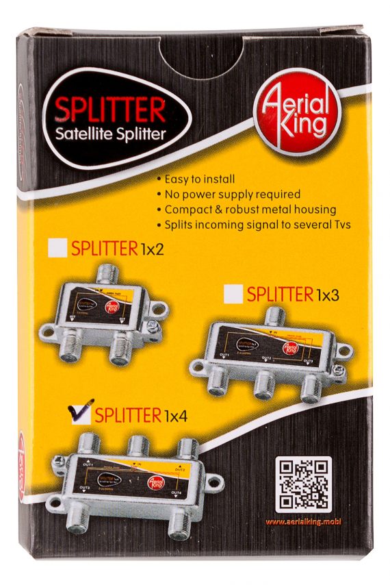 SPLITTER 4 WAY (5-2150MHZ) - 1 X DC