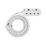 10m 1mm Side by Side White Extension Cord 10A - Image 5