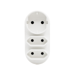 2 Euro-Schuko Adapter